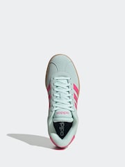 adidas Pink/Green VL Court Bold Trainers - Image 10 of 10