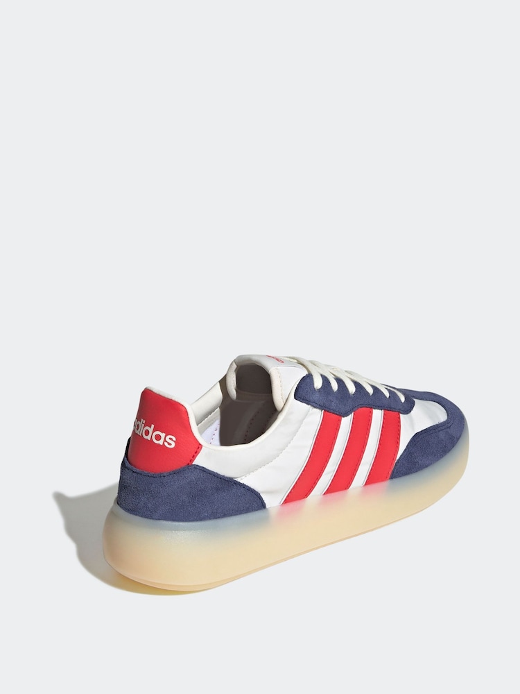 adidas White/Blue/Red Barreda Decode Trainers - Image 10 of 16