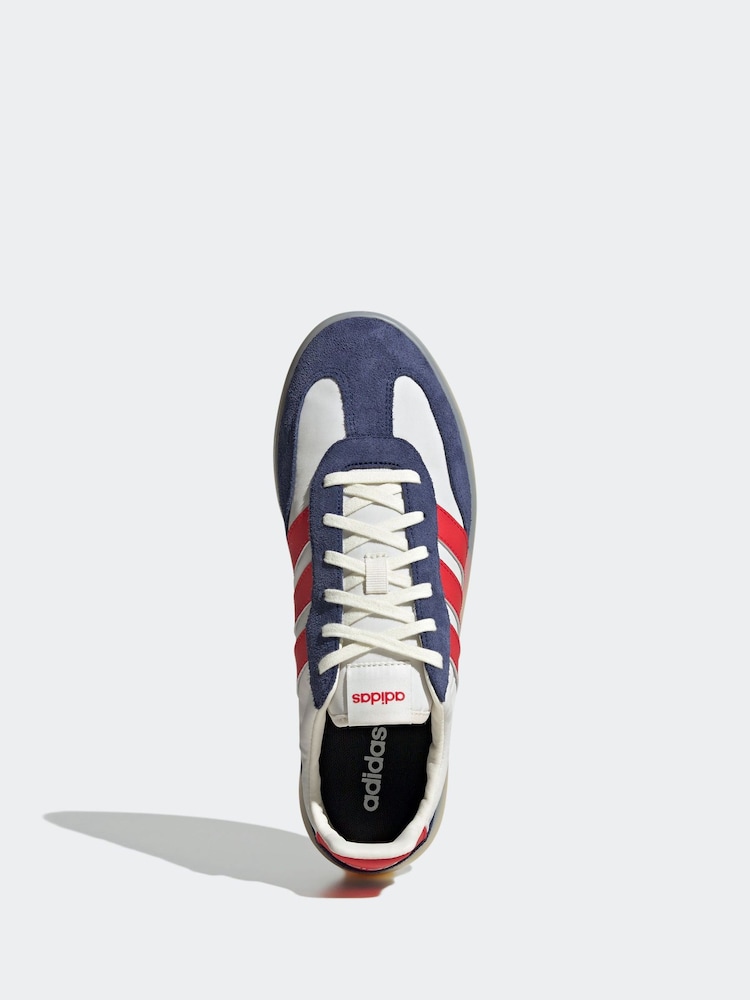 adidas White/Blue/Red Barreda Decode Trainers - Image 13 of 16