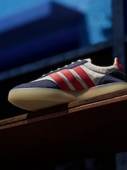 adidas White/Blue/Red Barreda Decode Trainers - Image 5 of 16
