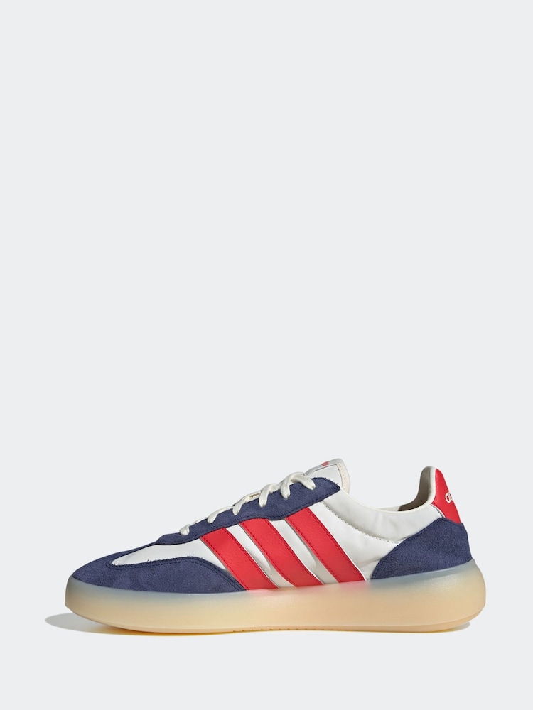 adidas White/Blue/Red Barreda Decode Trainers - Image 9 of 16