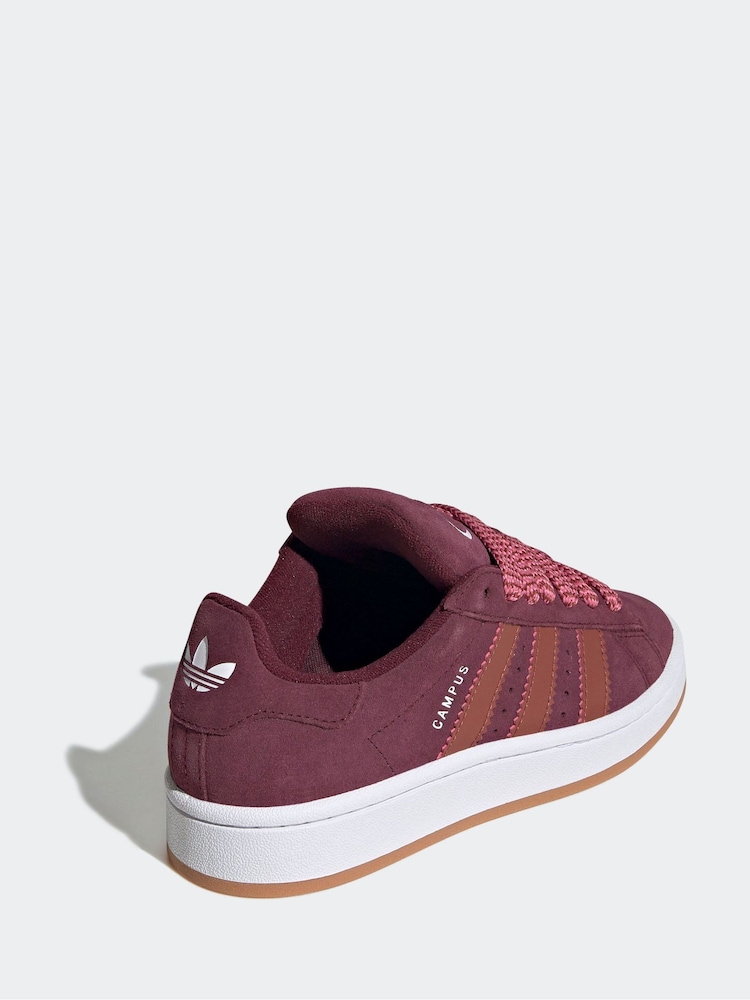 Rood met bladprint - adidas Originals Campus 00s sneakers - Image 4 of 9
