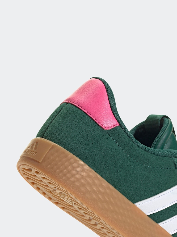 أخضر - adidas VL Court 3.0 Trainers - صورة 9 من 9