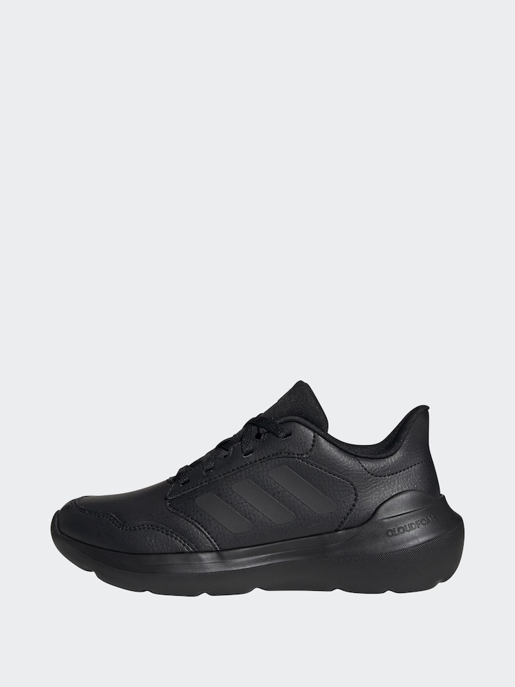 adidas Originals Black Tensaur Run 3 Synthetic Leather Trainers - Image 10 of 10