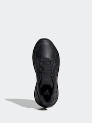 adidas Originals Black Tensaur Run 3 Synthetic Leather Trainers - Image 5 of 10