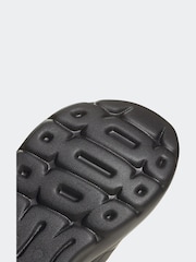 adidas Originals Black Tensaur Run 3 Synthetic Leather Trainers - Image 6 of 10