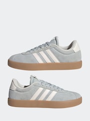 adidas Grey VL Court 3.0 Trainers - Image 7 of 9