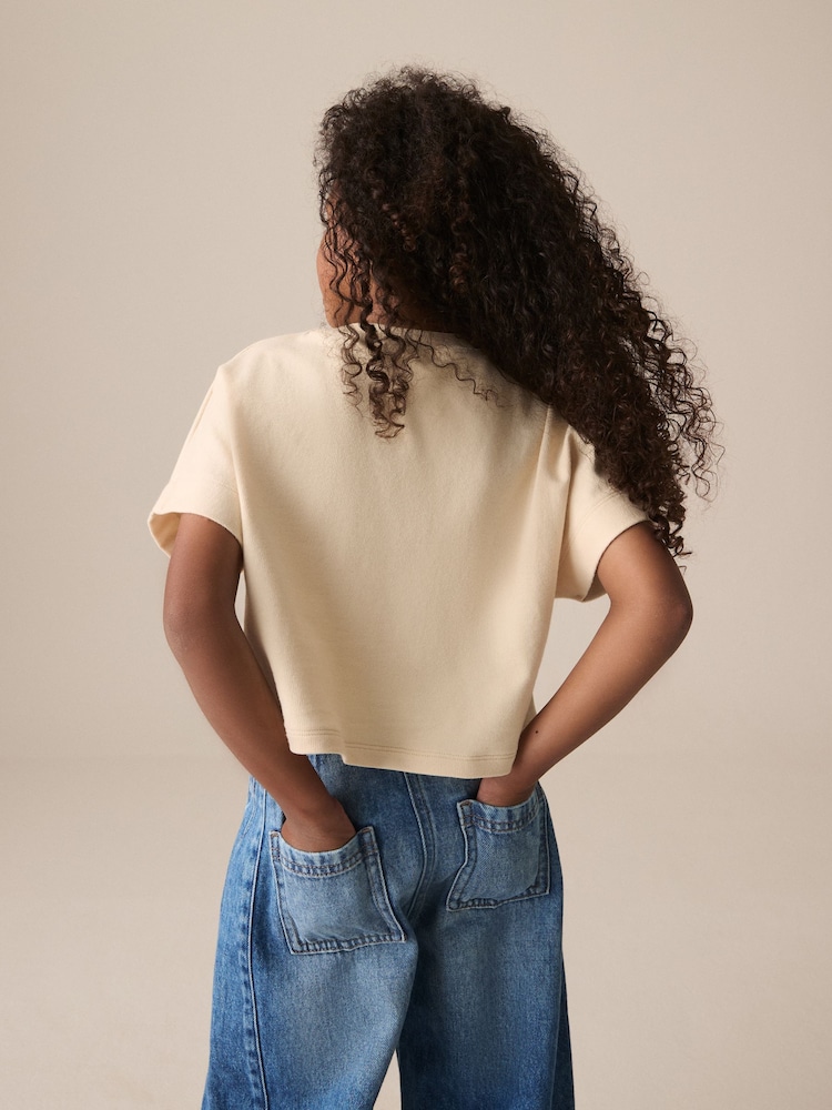 Crudo - Boxy Bows T-Shirt (3-16yrs) - Imagen 2 de 8 Crudo - Boxy Bows T-Shirt (3-16yrs) - Imagen 2 de 8