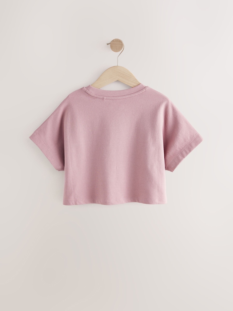 Lilac Purple Boxy Bows T-Shirt (3-16yrs) - Image 6 of 8