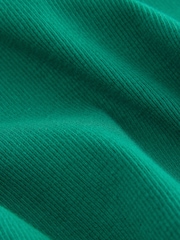 Green Boxy Varsity T-Shirt (3-16yrs) - Image 7 of 8