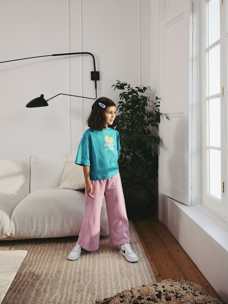 Blue 100% Cotton Graphic Print T-Shirt (3-16yrs) - Image 2 of 7