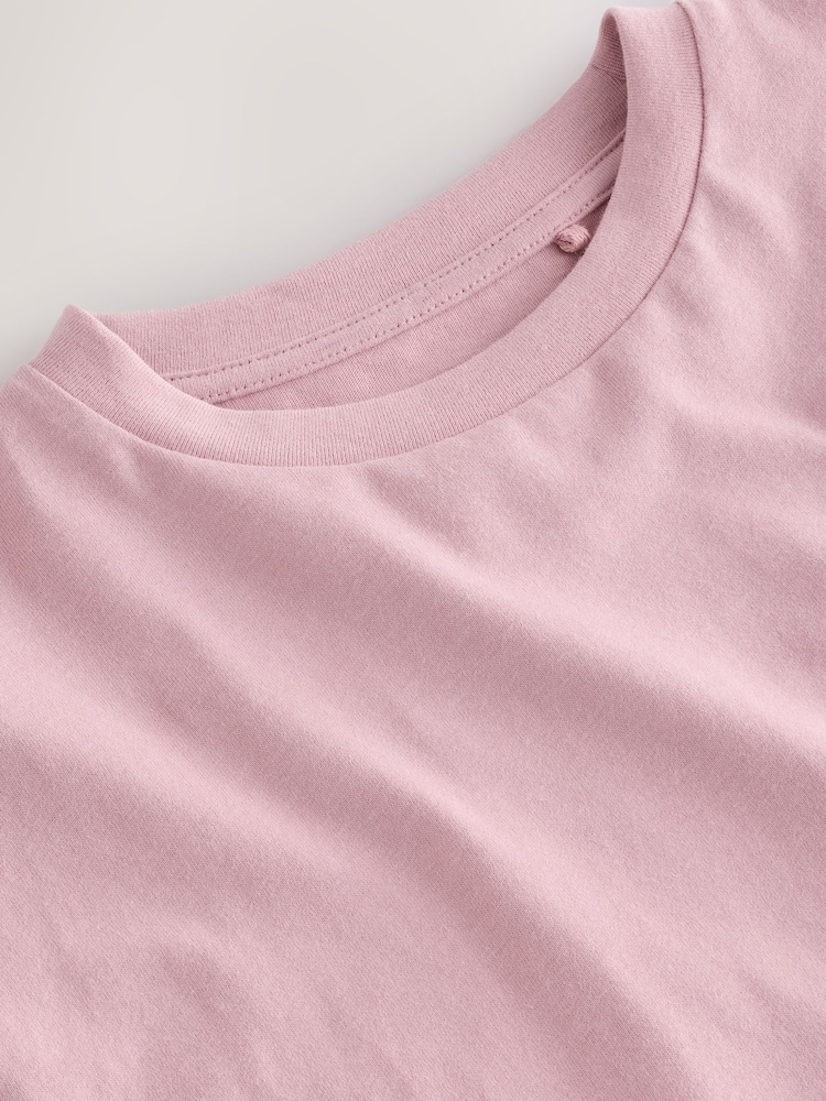 Pink Lace Frill Hem T-Shirt (3-16yrs) - Image 8 of 8