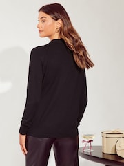 Friends Like These Black Merry Christmas Christmas Jumper. - Image 4 of 4