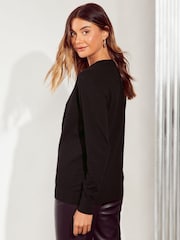 Friends Like These Black Gingle Bell Christmas Jumper. - Image 4 of 4