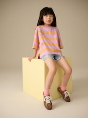 Multi 100% Cotton Graphic Print T-Shirt (3-16yrs) - Image 4 of 8