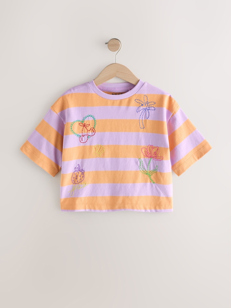 Multi 100% Cotton Graphic Print T-Shirt (3-16yrs) - Image 5 of 8