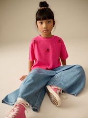 Pink Beaded T-Shirt (3-16yrs) - Image 2 of 8