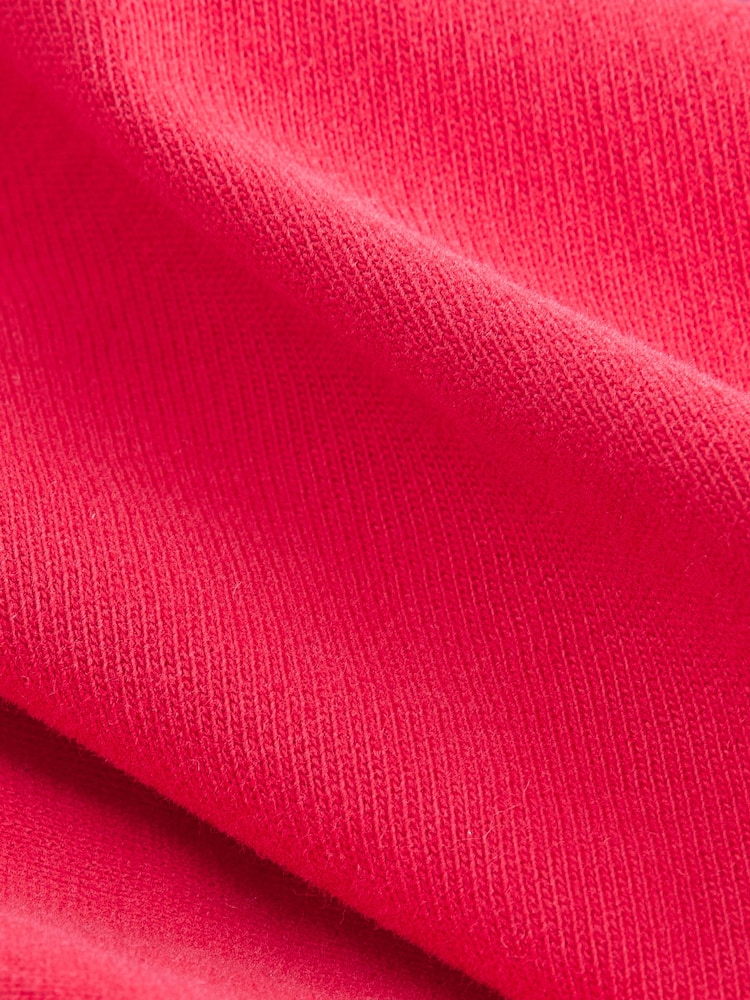 Red 100% Cotton Sequin Heart Print T-Shirt (3-16yrs) - Image 7 of 8