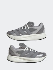 adidas Originals Grey Pink Light Blaze Trainers - Image 3 of 10