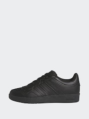 adidas Black Grey Hoops Mid Trainers - Image 10 of 10