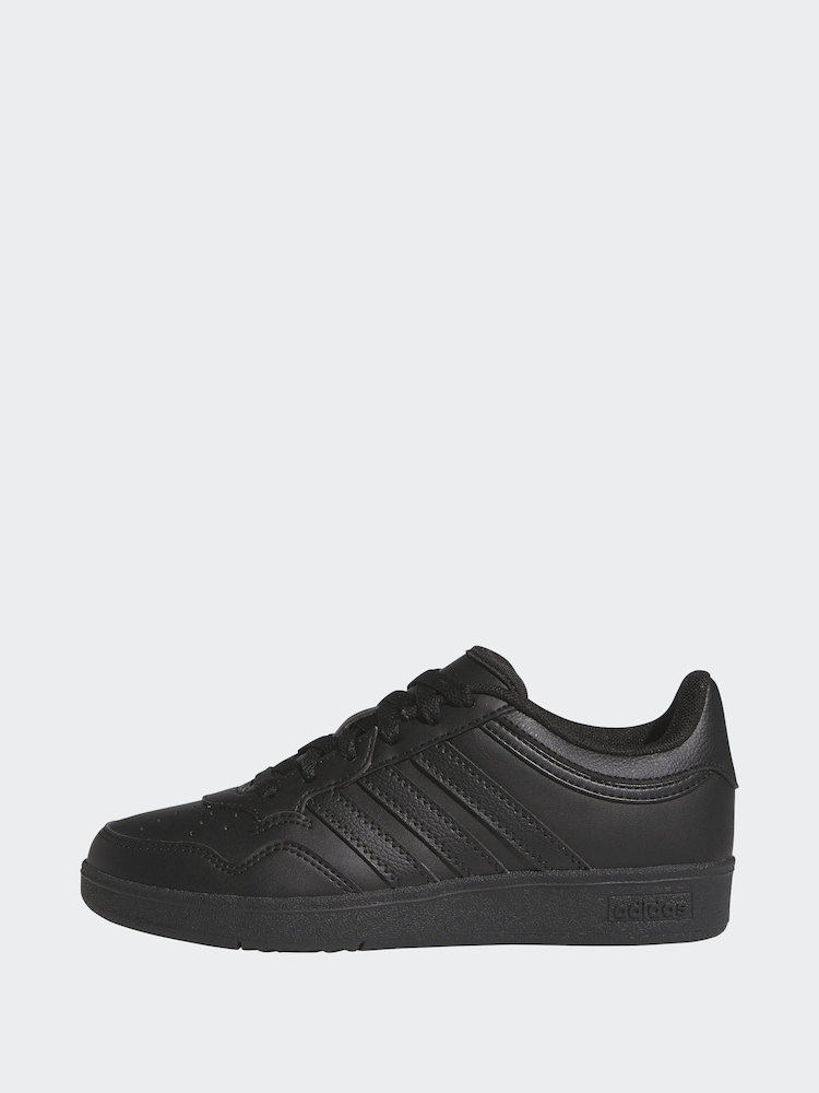 adidas Black Grey Hoops Mid Trainers - Image 10 of 10
