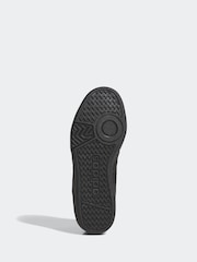 adidas Black Grey Hoops Mid Trainers - Image 4 of 10