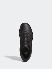 adidas Black Grey Hoops Mid Trainers - Image 5 of 10