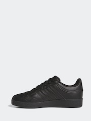 adidas Black Grey Hoops Mid Trainers - Image 8 of 10