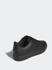 adidas Black Grey Hoops Mid Trainers - Image 9 of 10