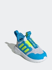 adidas Grey Tensaur Comfort Shoes - Image 4 of 10