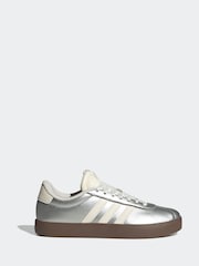 adidas Silver VL Court 3.0 Trainers - Image 1 of 9