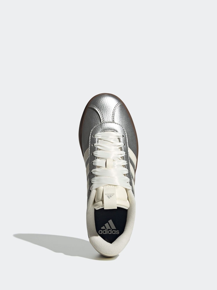 adidas Silver VL Court 3.0 Trainers - Image 6 of 9