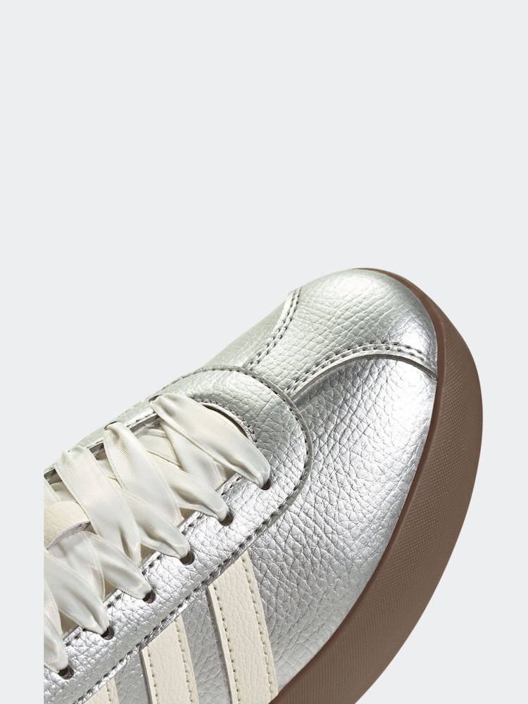 adidas Silver VL Court 3.0 Trainers - Image 9 of 9