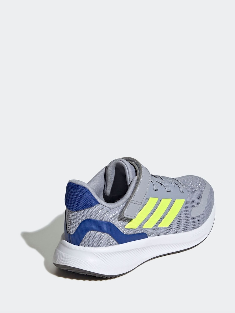 adidas Grey Kids Runfalcon 5 Trainers - Image 4 of 9
