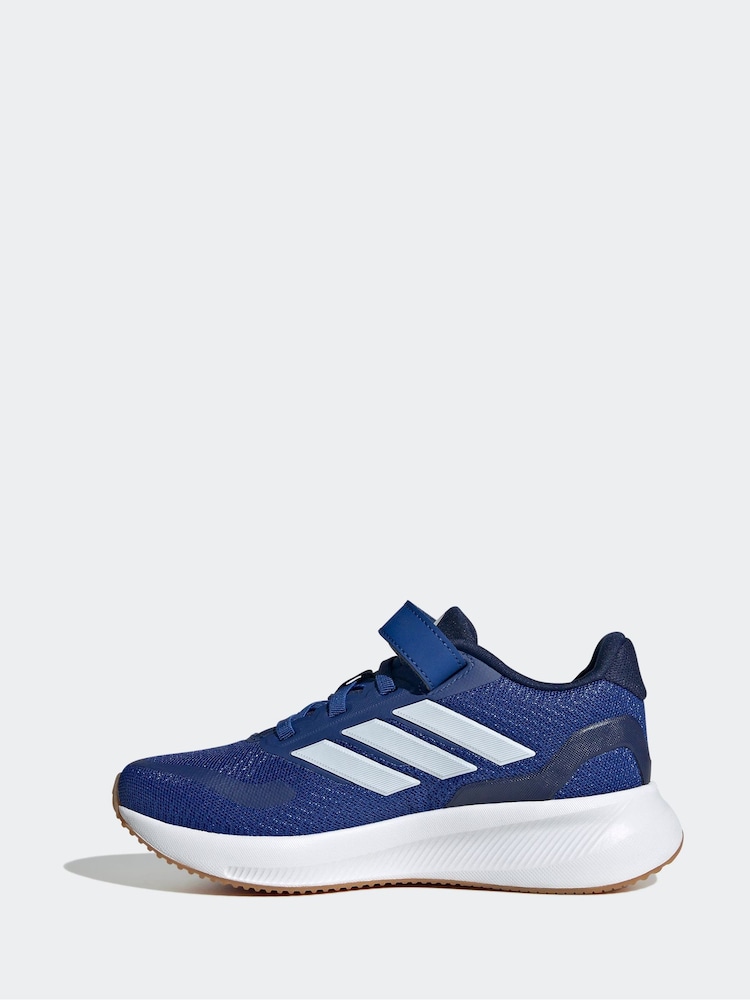 Bleu - adidas Kids Runfalcon 5 Trainers - Image 2 de 9