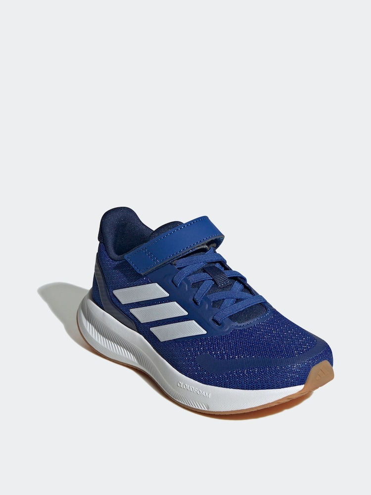 adidas Blue Kids Runfalcon 5 Trainers - Image 3 of 9