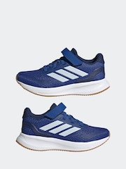 Bleu - adidas Kids Runfalcon 5 Trainers - Image 5 de 9