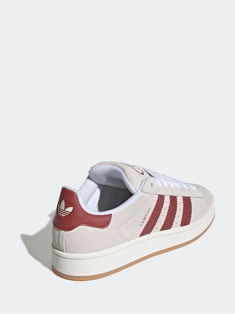 adidas Originals White Campus 00s Trainers - Image 4 of 9