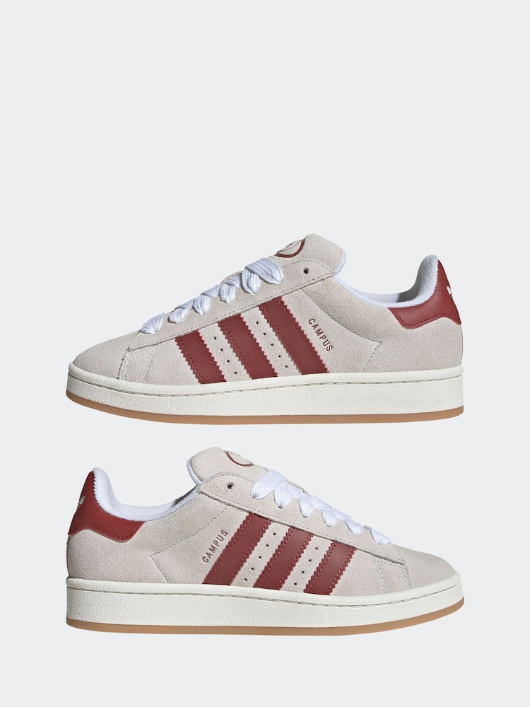 adidas Originals White Campus 00s Trainers - Image 5 of 9