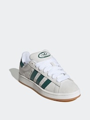 adidas Originals Beige/Green Campus 00s Trainers - Image 3 of 9