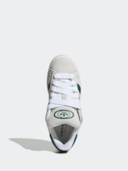 adidas Originals Beige/Green Campus 00s Trainers - Image 6 of 9