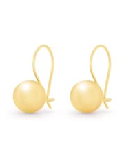 Beaverbrooks Yellow Gold Bonded Hoop Earrings - Image 3 de 4