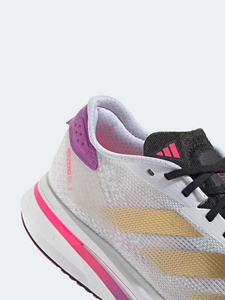 adidas White Adizero SL2 Trainers - Image 13 of 13