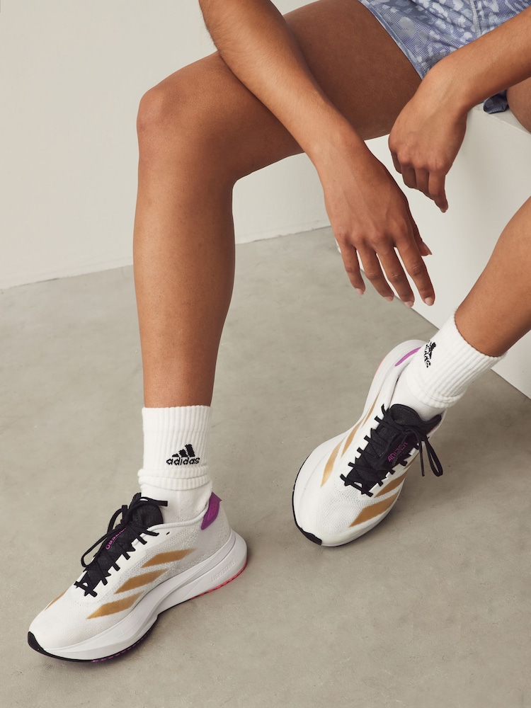adidas White Adizero SL2 Trainers - Image 3 of 13