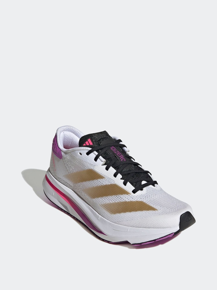 adidas White Adizero SL2 Trainers - Image 7 of 13