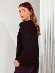 Friends Like These Black Sequin Christmas Jumper. - Image 4 of 4