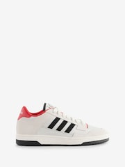 adidas Grey Rapid Court Low Trainers - Image 1 of 10