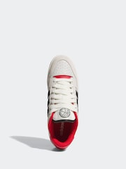 adidas Grey Rapid Court Low Trainers - Image 7 of 10