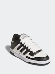 adidas Black Rapid Court Trainers - Image 3 of 9