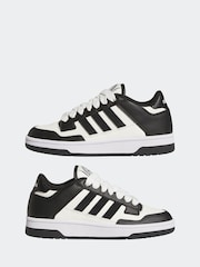 adidas Black Rapid Court Trainers - Image 5 of 9